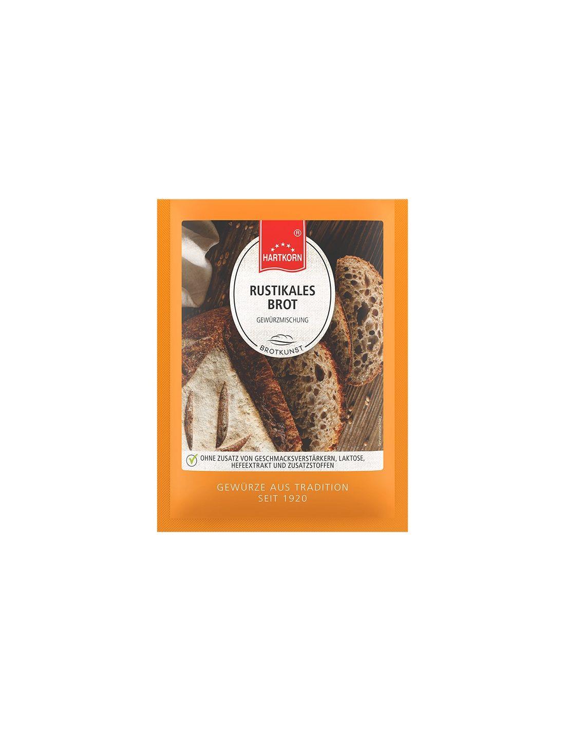 Gewürzmischung, rustikales Brot