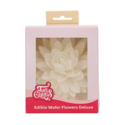 Esspapierblume Deluxe Pfingstrose, Weiss