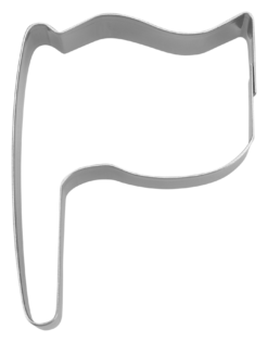 Flagge/Fahne 6,5 cm Edelstahl