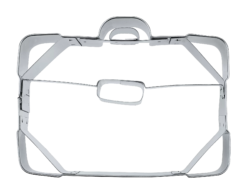 Ausstecher Koffer 9 cm Edelstahl