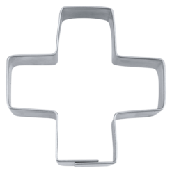 Ausstechform Kreuz/Plus, 4 cm Edelstahl