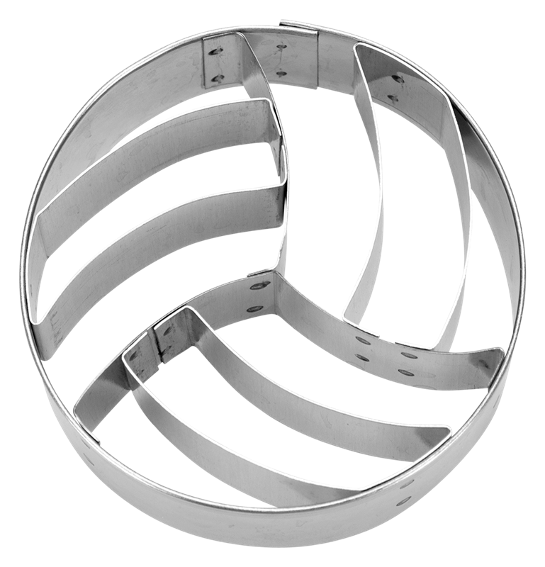 Ausstecher Volleyball Edelstahl 6cm