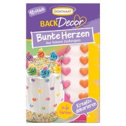 Bunte Zuckerherzen