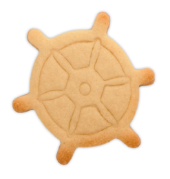 Alternative view of Ausstecher Steuerrad 6,5 cm Edelstahl