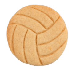 Alternative view of Ausstecher Volleyball Edelstahl 6cm