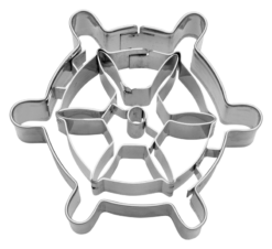 Ausstecher Steuerrad 6,5 cm Edelstahl