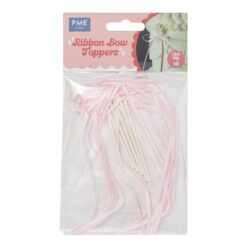 Ribbon Bow Topper Light Pink