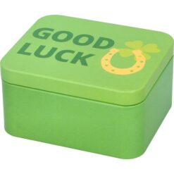 Gebäckdose, Good Luck, 12x10cm