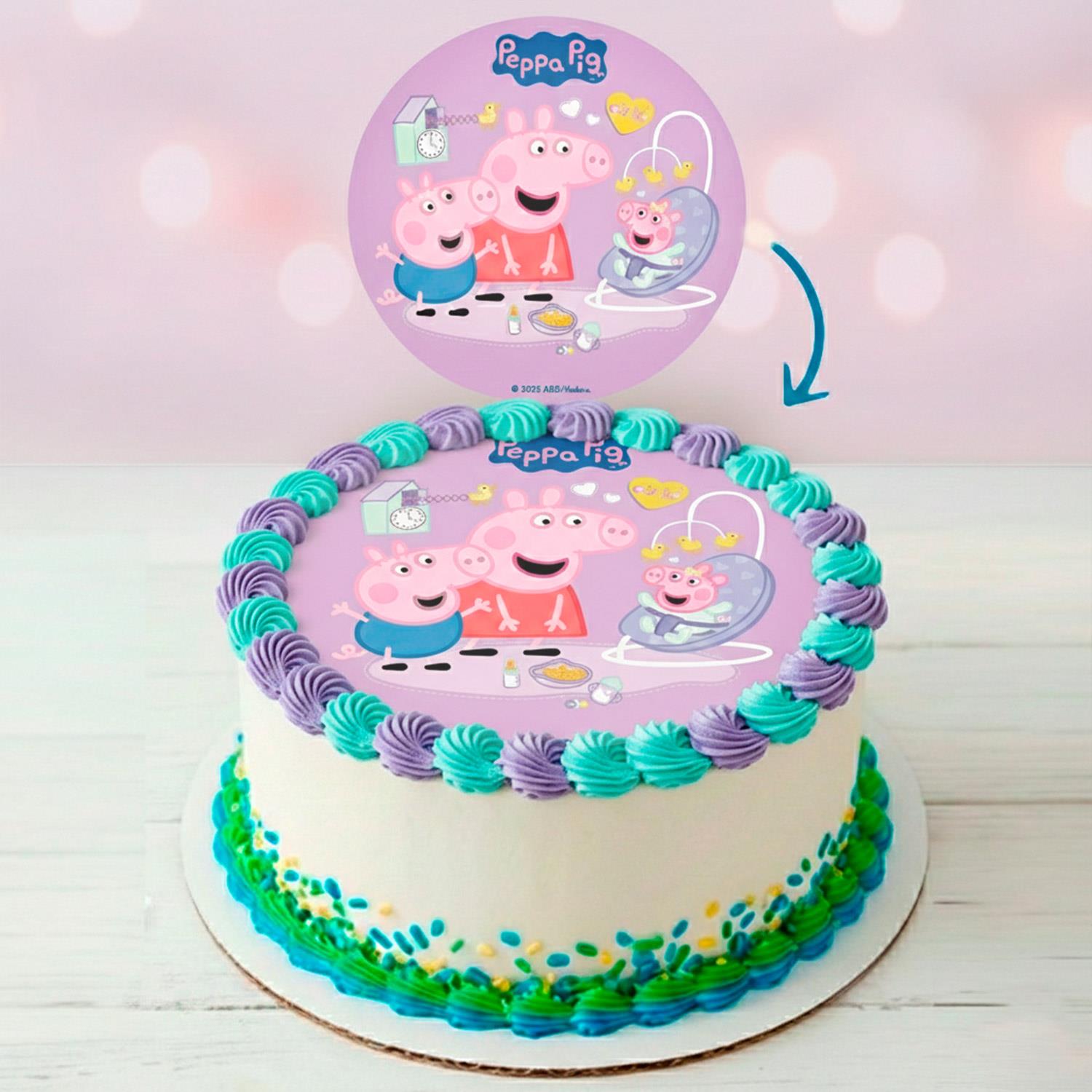 Esspapier Aufleger Peppa Pig, Dm20cm – Bild 2