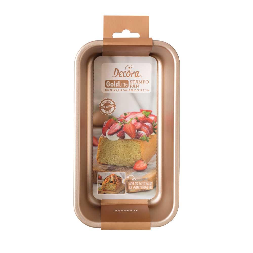 Cakeform antihaft, Gold-Line, 23,1x12,9xH7cm