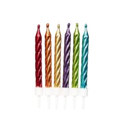 Kerzen Metallic Rainbow