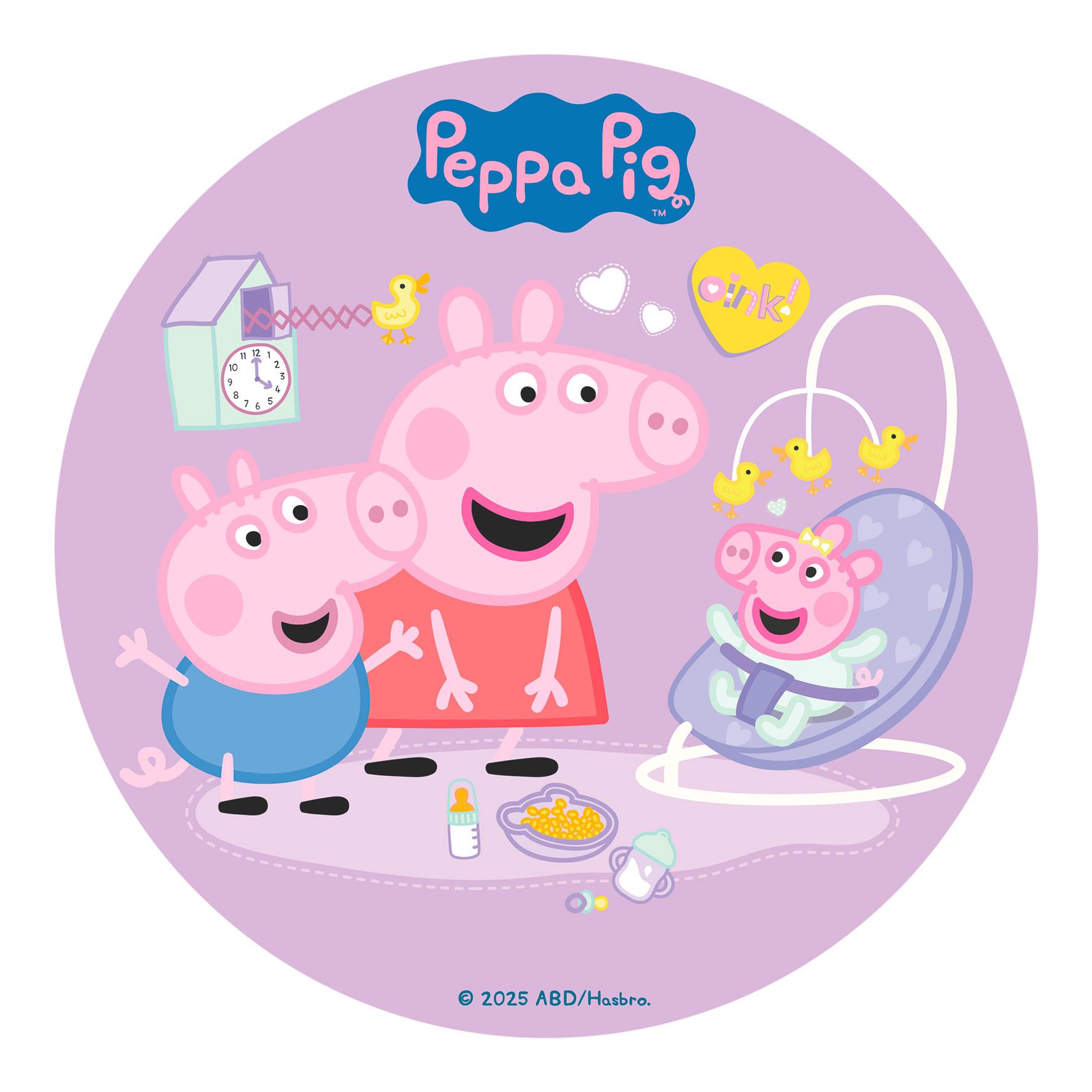 Esspapier Aufleger Peppa Pig, Dm20cm – Bild 3