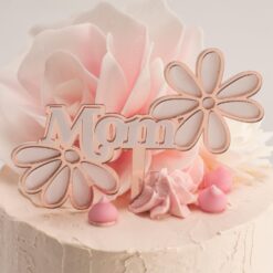 Alternative view of Cake Topper Mom mit Blumen