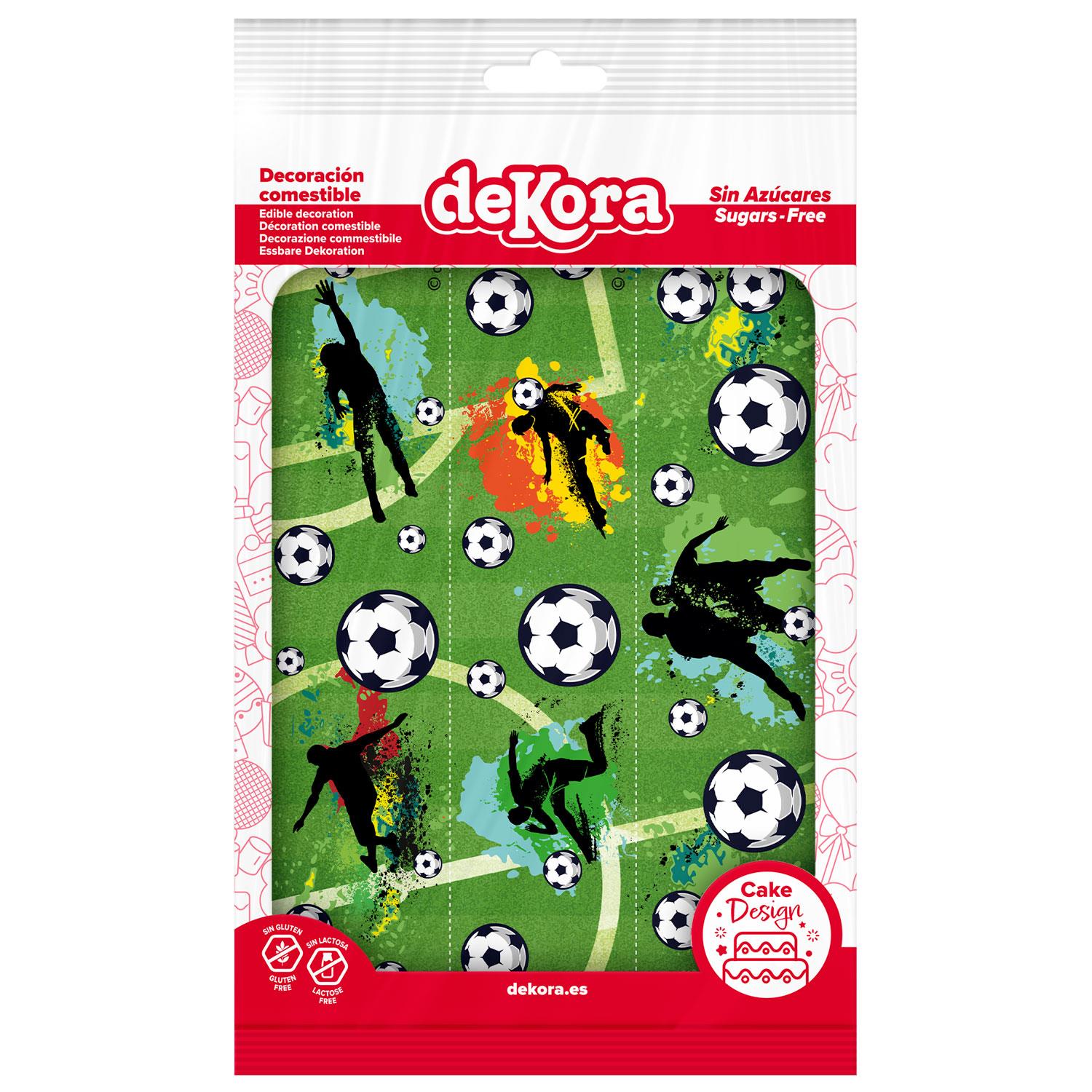 Esspapier Bänder Fussball (14.8 x 21cm)