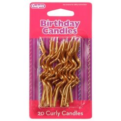 Curly Kerzen Gold