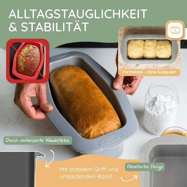 Kastenform 26cm, Silikon – Bild 2