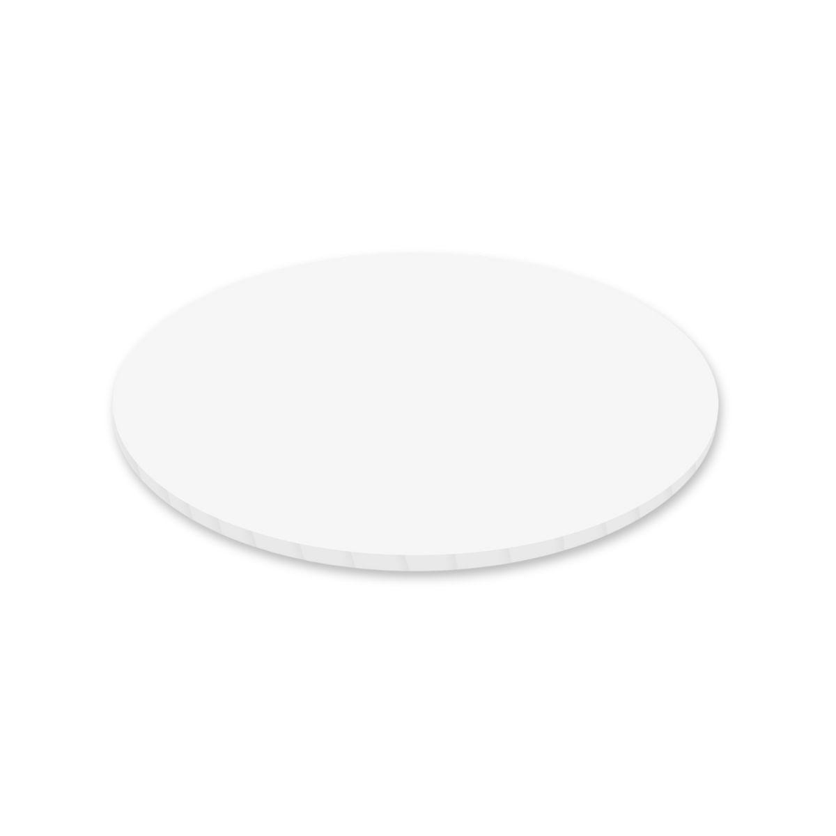 Cakeboard Masonite Dm35cm, H12mm, Weiss