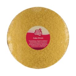 Cakeboard Gold, Dm25cm, H1,2cm