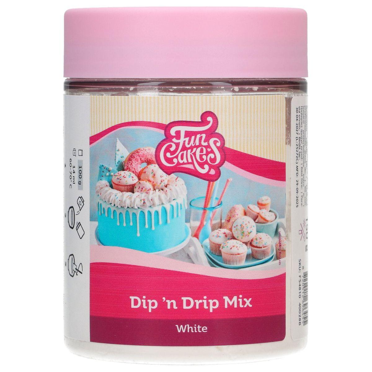 Pulvermischung für Fondantglasur, Weiss