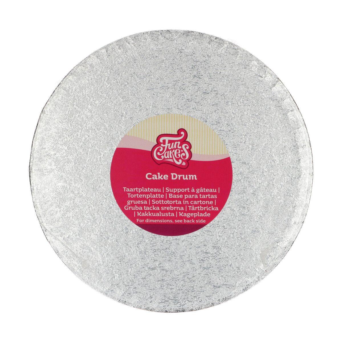 Cakeboard Silber, Dm22.5cm, H1.2cm