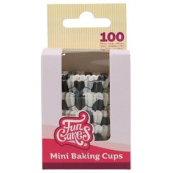 Mini Muffinsformen Fussball 100 Stk.