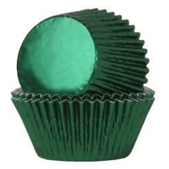 Muffinsformen Metallic, Grün