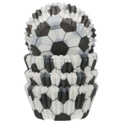 Alternative view of Mini Muffinsformen Fussball 100 Stk.