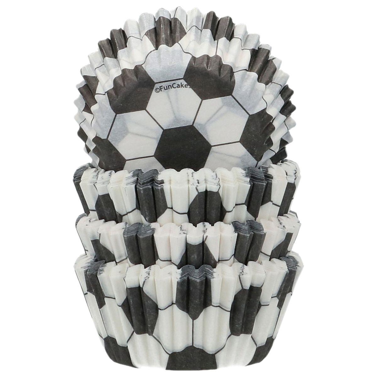 Mini Muffinsformen Fussball 100 Stk. – Bild 2